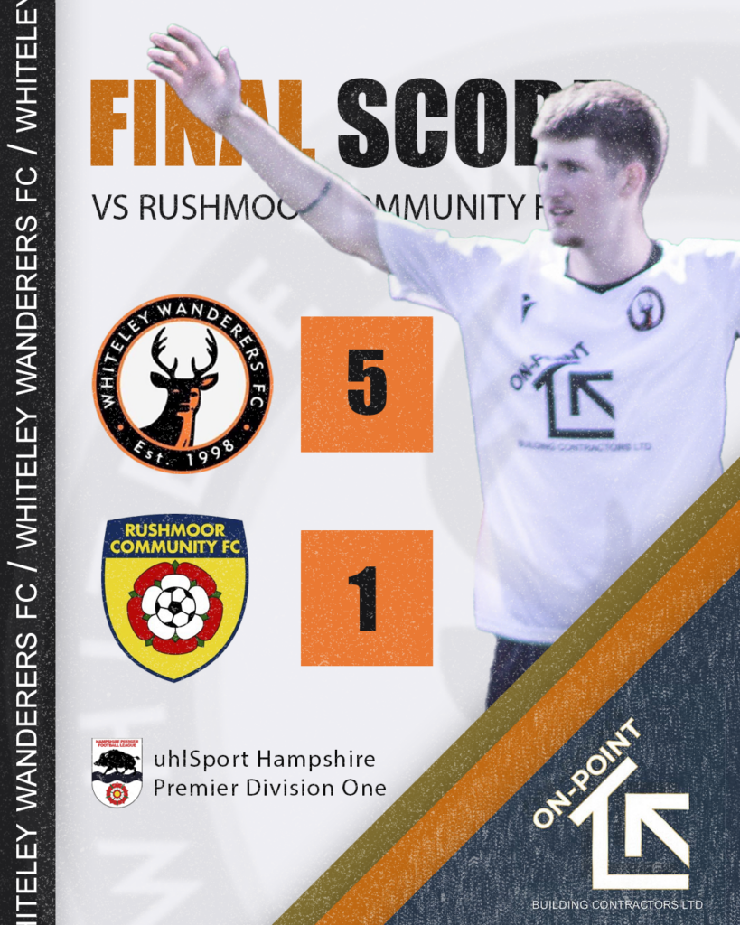 Match Review: Whiteley Wanderers (5) vs Rushmoor Community (1)